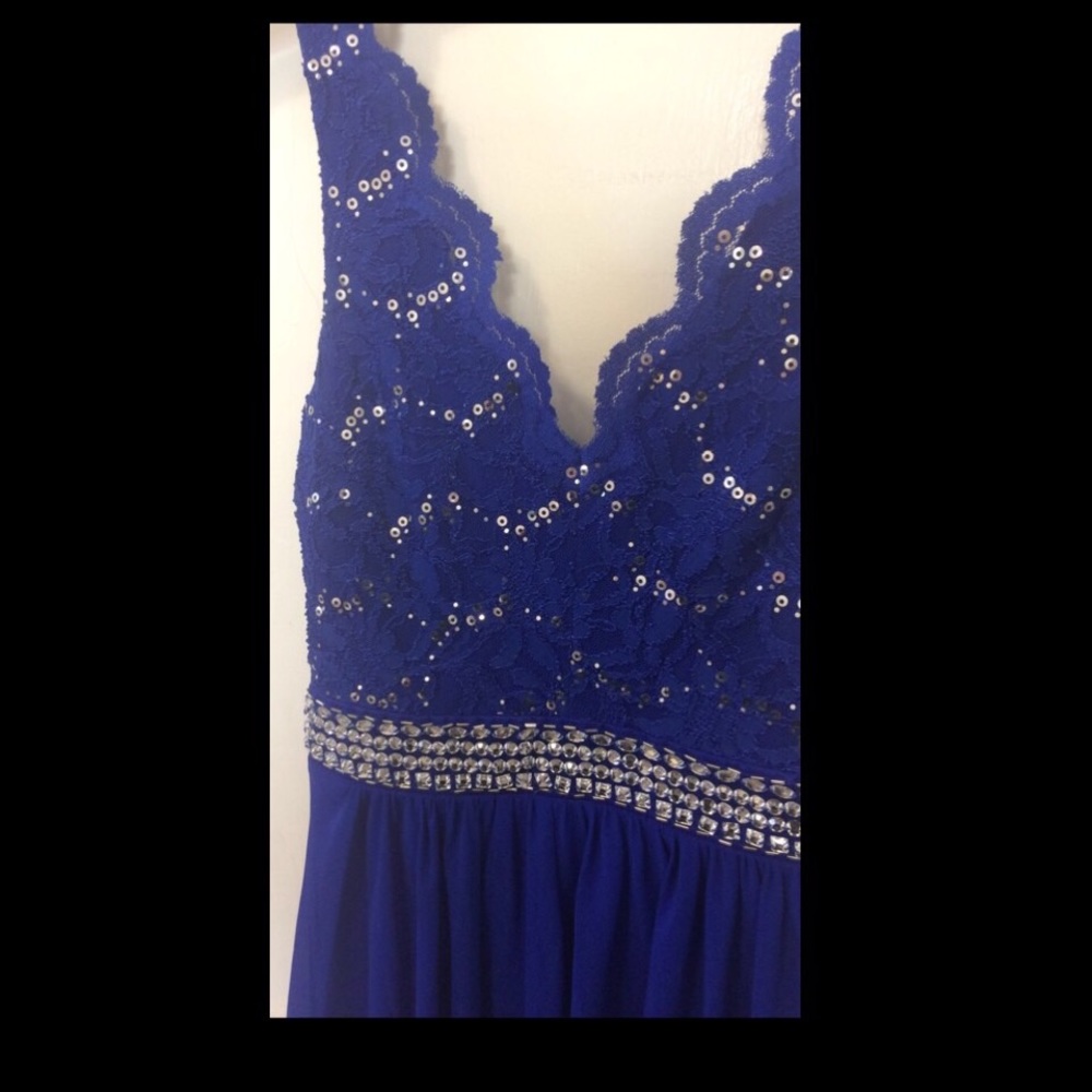 Royal blue prom dress - Picture 3 of 6